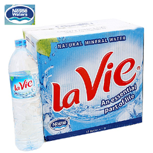 Nước khoáng Lavie chai 1.5 lít - 12 chai (thùng)